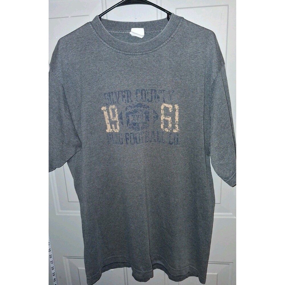 Arizona Jean Co Y2K Faded Graphic T Shirt Gray Distressed 1961 Mens XL
